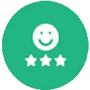 Satisfied customers icon